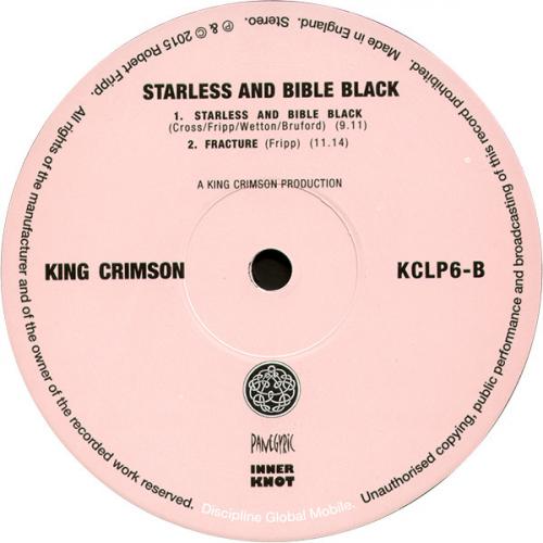 Виниловая пластинка King Crimson — STARLESS & BIBLE BLACK (200 GR. VINYL) (LP)