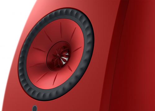 Активная беспроводная акустика со стойками KEF LSX II LAVA RED + KEF S1 Floor Stand Red