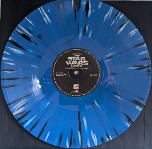 Виниловая пластинка OST - Star Wars Saga - The Essential Collection (John Williams) (Blue Splattered Vinyl 2LP)