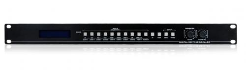 Масштабатор/коммутатор сигналов HDMI, DisplayPort, HDBaseT, VGA, CVBS, YPbPr и аудио в сигналы HDMI Qtex QVP IMAXCRHDB901