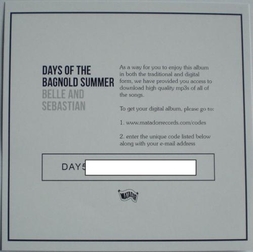 Виниловая пластинка Belle & Sebastian - Days Of The Bagnold Summer (OST) (Black Vinyl LP)