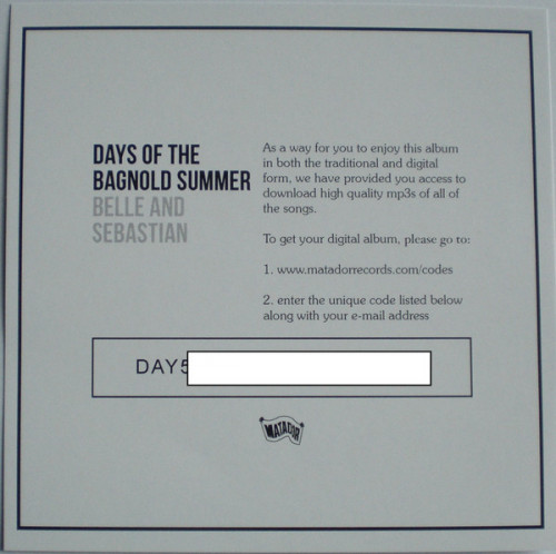 Виниловая пластинка Belle & Sebastian - Days Of The Bagnold Summer (OST) (Black Vinyl LP)