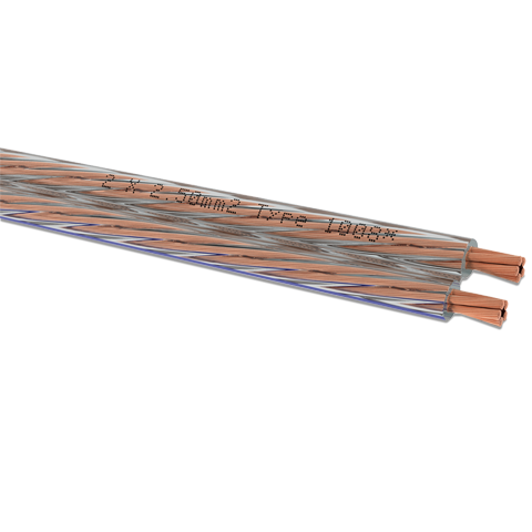 Кабель акустический Oehlbach Speaker Cable 2x2,5 mm clear 100m (D1C1008)