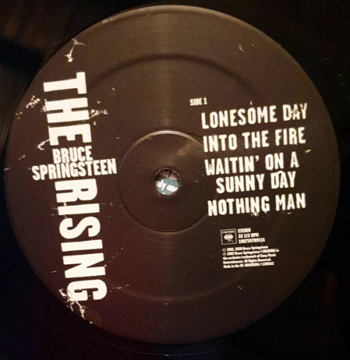 Виниловая пластинка Sony BRUCE SPRINGSTEEN, THE RISING (Black Vinyl)
