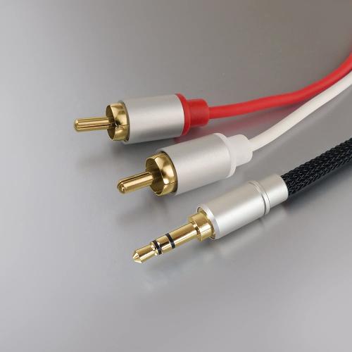 Кабель межблочный аудио Dynavox Cinchkabel Stereo 3.5Jack-2RCA 1.5m (207384)