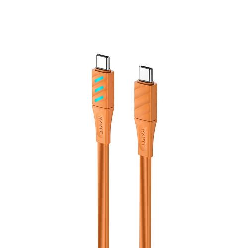 USB кабель HAVIT CB6254 USB-C - USB-C Orange 1m