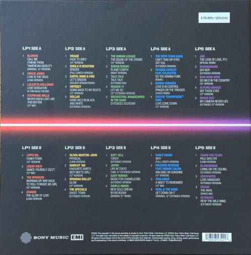 Виниловая пластинка Variois Artists - 12" 80's Volume One: 1980 - 1982 (Limited Red, Yellow, Green, Blue & Purple Transparent Vinyl 5LP)