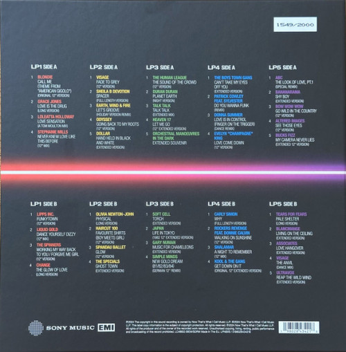 Виниловая пластинка Variois Artists - 12" 80's Volume One: 1980 - 1982 (Limited Red, Yellow, Green, Blue & Purple Transparent Vinyl 5LP)