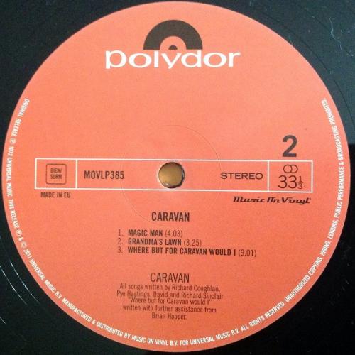 Виниловая пластинка Caravan - Caravan (Black Vinyl LP)