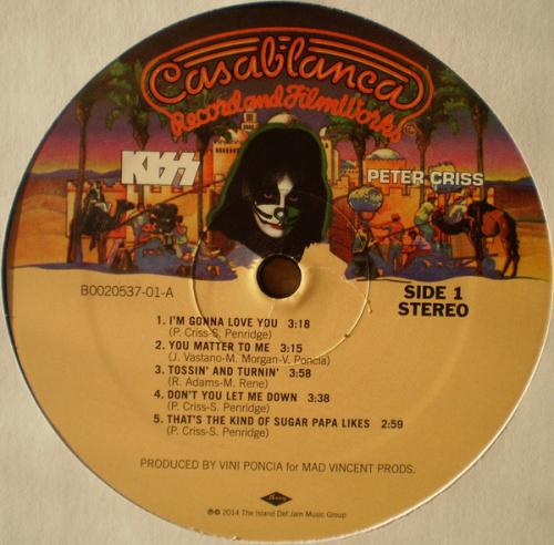 Виниловая пластинка Kiss, Peter Criss