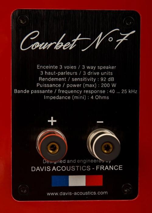 Напольная акустика Davis Acoustics Courbet 7 Red Gloss