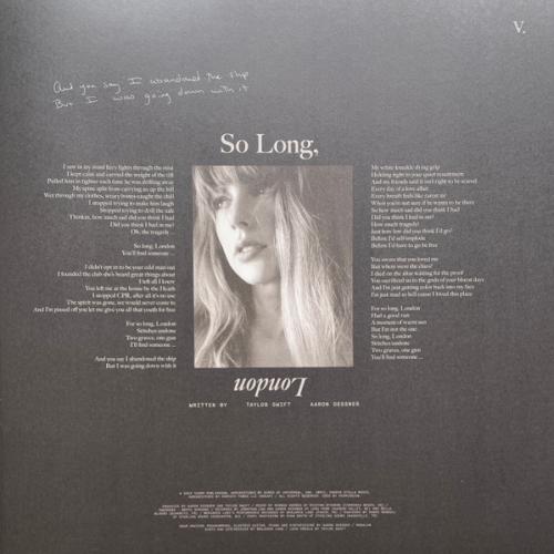 Виниловая пластинка Taylor Swift - The Tortured Poets Department  (alternative artwork) (Limited Charcoal Vinyl 2LP, Bonus Track 'Black Dog')