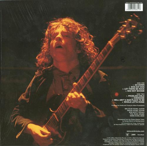 Виниловая пластинка AC/DC LET THERE BE ROCK (Remastered/180 Gram)