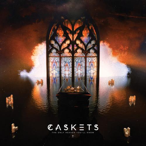 Виниловая пластинка Caskets - The Only Heaven You'll Know (Orange/Sky Blue Splatter Vinyl LP)