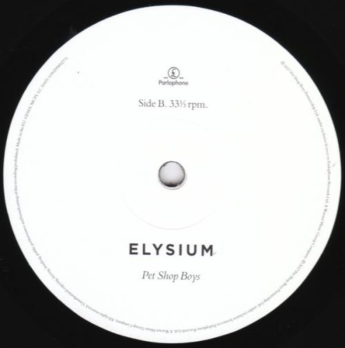 Виниловая пластинка Pet Shop Boys ELYSIUM (1 LP)