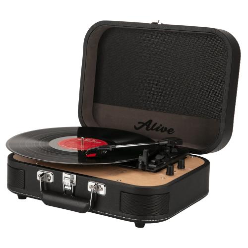 Проигрыватель винила Alive Audio LIBERTY Macassar Pass c Bluetooth