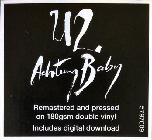 Виниловая пластинка U2, Achtung Baby (Remastered 2018)