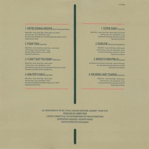 Виниловая пластинка Led Zeppelin - Coda (REMASTERED/180 GRAM/GATEFOLD SLEEVE)