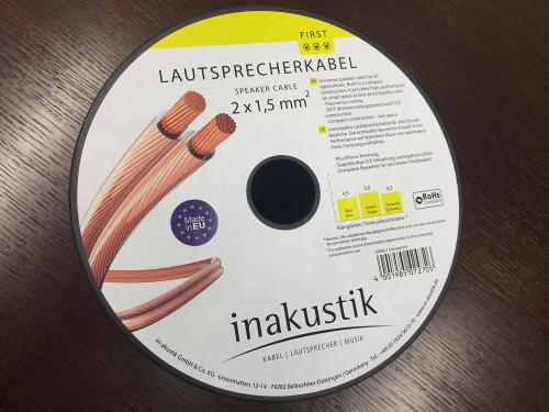 Кабель акустический In-Akustik Install LS cable 2 x1.5 м/кат (катушка 180м) #0090211