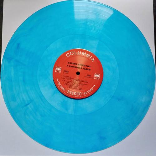 Виниловая пластинка Barbra Streisand - A Christmas Album  (Turquoise Marble Vinyl LP)