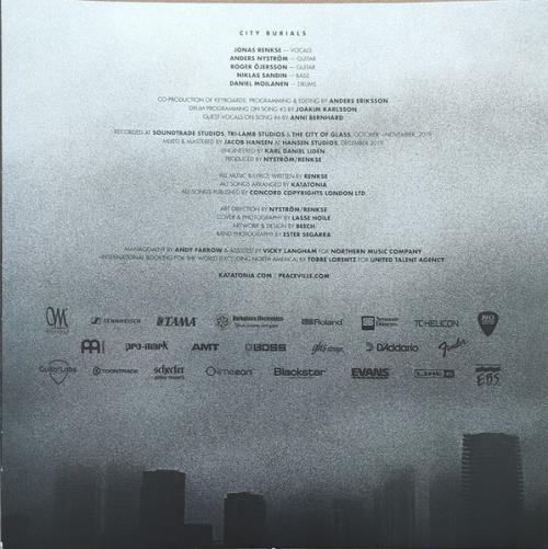 Виниловая пластинка Katatonia - City Burials (Half Speed) (Black Vinyl LP)