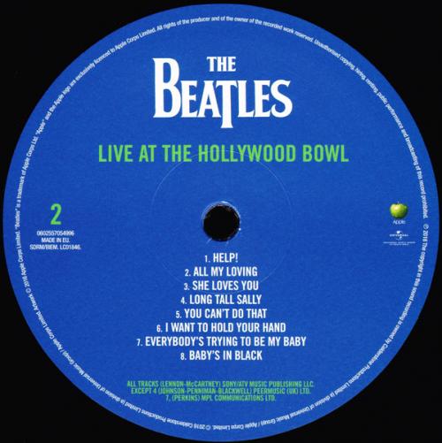 Виниловая пластинка Beatles, The, Live At The Hollywood Bowl