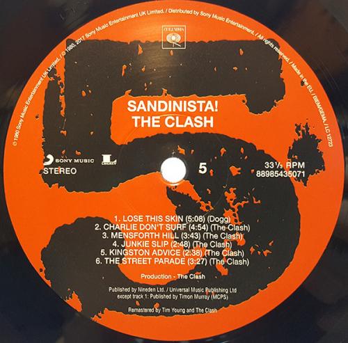 Виниловая пластинка The Clash SANDINISTA!