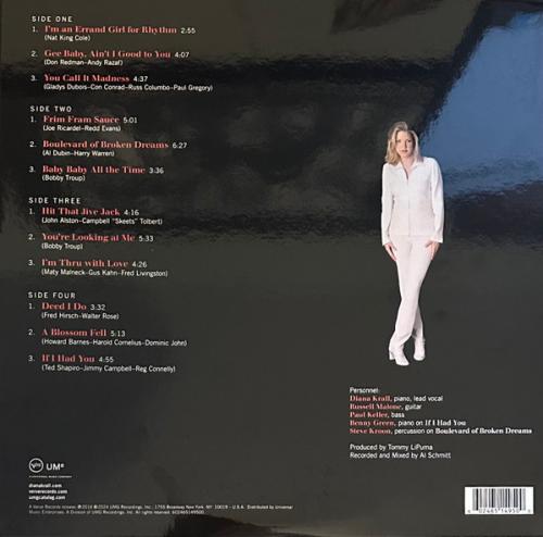 Виниловая пластинка Diana Krall - All For You (Analogue, Acoustic Sounds) (Black Vinyl 2LP)
