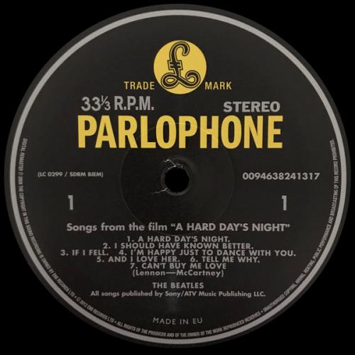 Виниловая пластинка The Beatles, A Hard Day's Night (2009 Remaster)