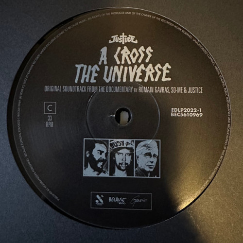Виниловая пластинка Justice - A Cross The Universe (Limited Edition Black Vinyl 2LP)