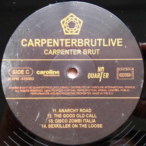 Виниловая пластинка Carpenter Brut, Carpenterbrutlive