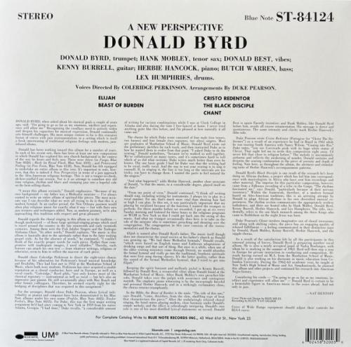 Виниловая пластинка Donald Byrd - A New Perspective (Black Vinyl LP)