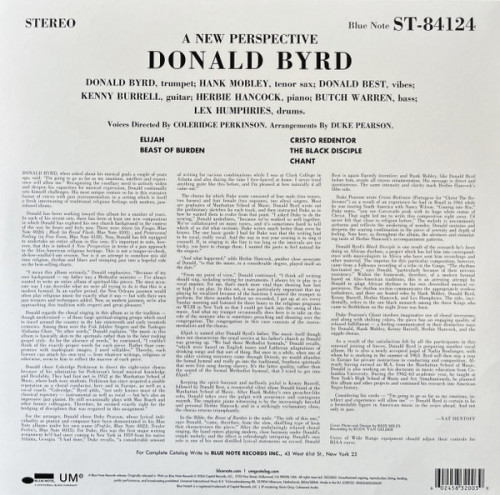 Виниловая пластинка Donald Byrd - A New Perspective (Black Vinyl LP)