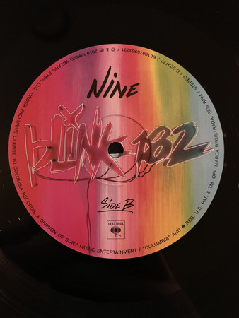 Виниловая пластинка Blink-182, Nine (Black Vinyl/Gatefold)