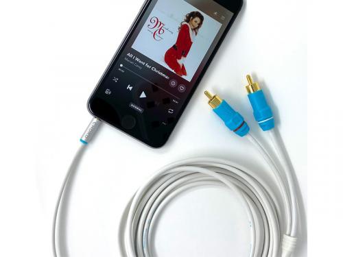 Кабель межблочный аудио Chord Company C-Jack 3.5mm Stereo to 2RCA 1m