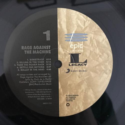 Виниловая пластинка Sony Rage Against The Machine Rage Against The Machine (180 Gram/Remastered)