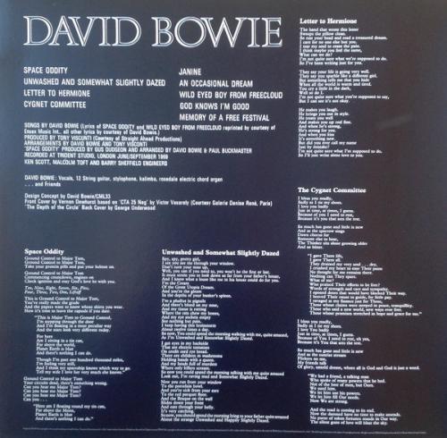 Виниловая пластинка David Bowie - David Bowie (Black 180 Gram Vinyl LP)