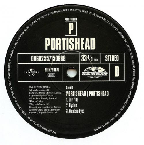 Виниловая пластинка Portishead, Portishead