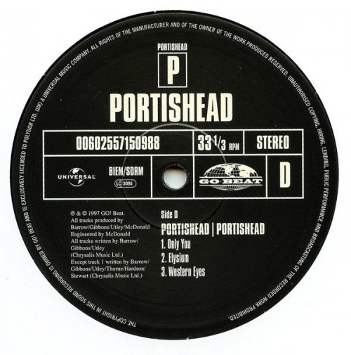 Виниловая пластинка Portishead, Portishead