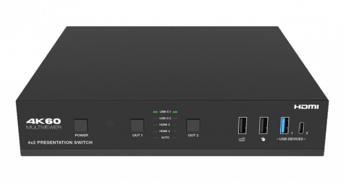 Презентационный коммутатор Prestel SWHC-PU4K42MVS