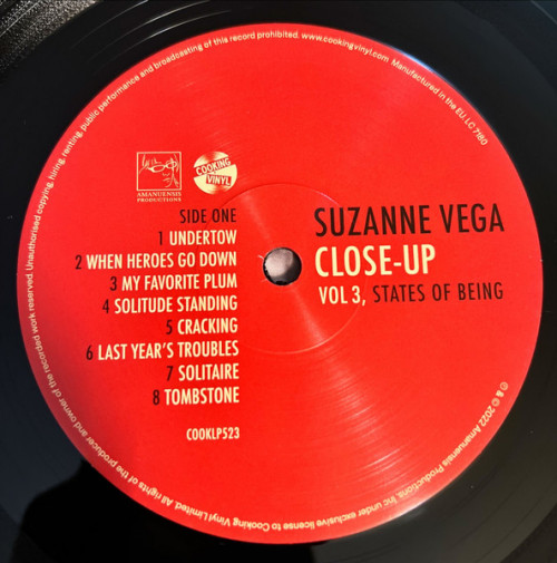 Виниловая пластинка Suzanne Vega - States Of Being (Black Vinyl LP)