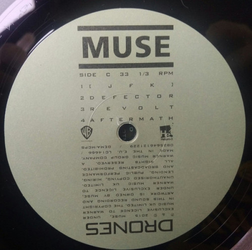 Виниловая пластинка Muse DRONES (180 Gram)