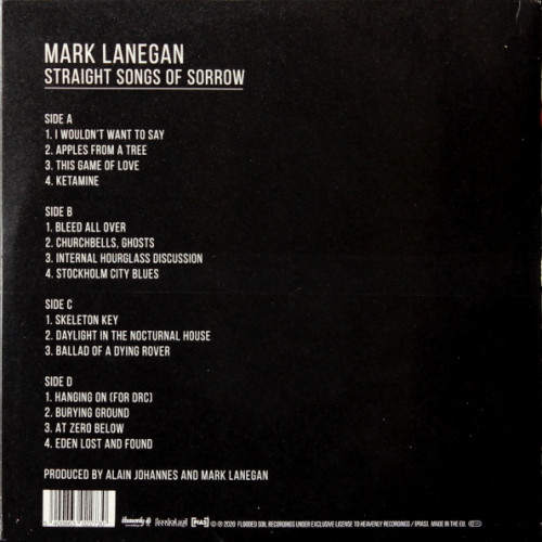 Виниловая пластинка Mark Lanegan - Straight Songs Of Sorrow (Black Vinyl 2LP)
