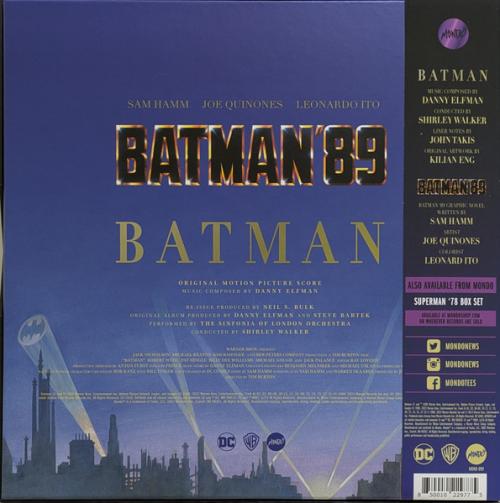 Виниловая пластинка OST - Batman (Graphic Novel Box Set, Purple & White Split w/ Green Splatter Batwing LP)