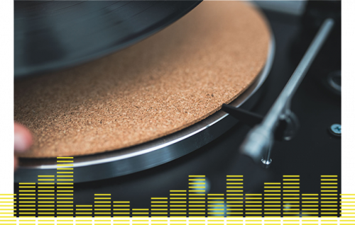 Слипмат Audio Anatomy Slipmat Cork Spiral Design (АС046 АА)