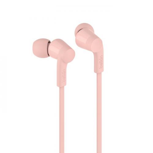 Наушники Belkin SoundForm Wired USB-C with Adjustable Volume Limiter Headphones Pink