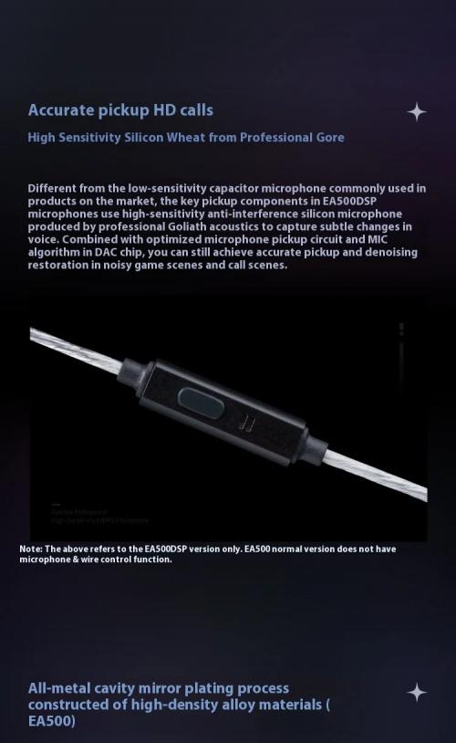 Наушники Simgot EA500 DSP Black