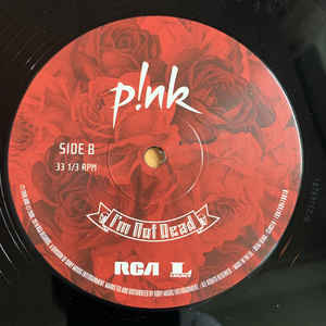 Виниловая пластинка P!Nk, I'm Not Dead (Black Vinyl)
