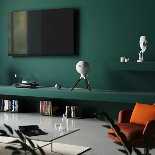 Акустическая система Devialet Phantom I 103 dB Light Chrome, матовый белый/светлый хром