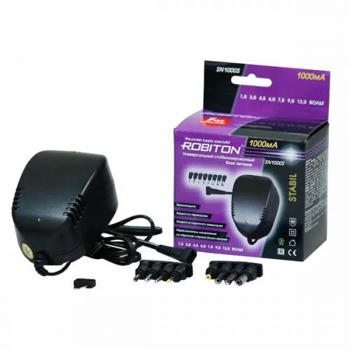 Блок питания Robiton SN1000S 1.5-12В,1А,12Вт